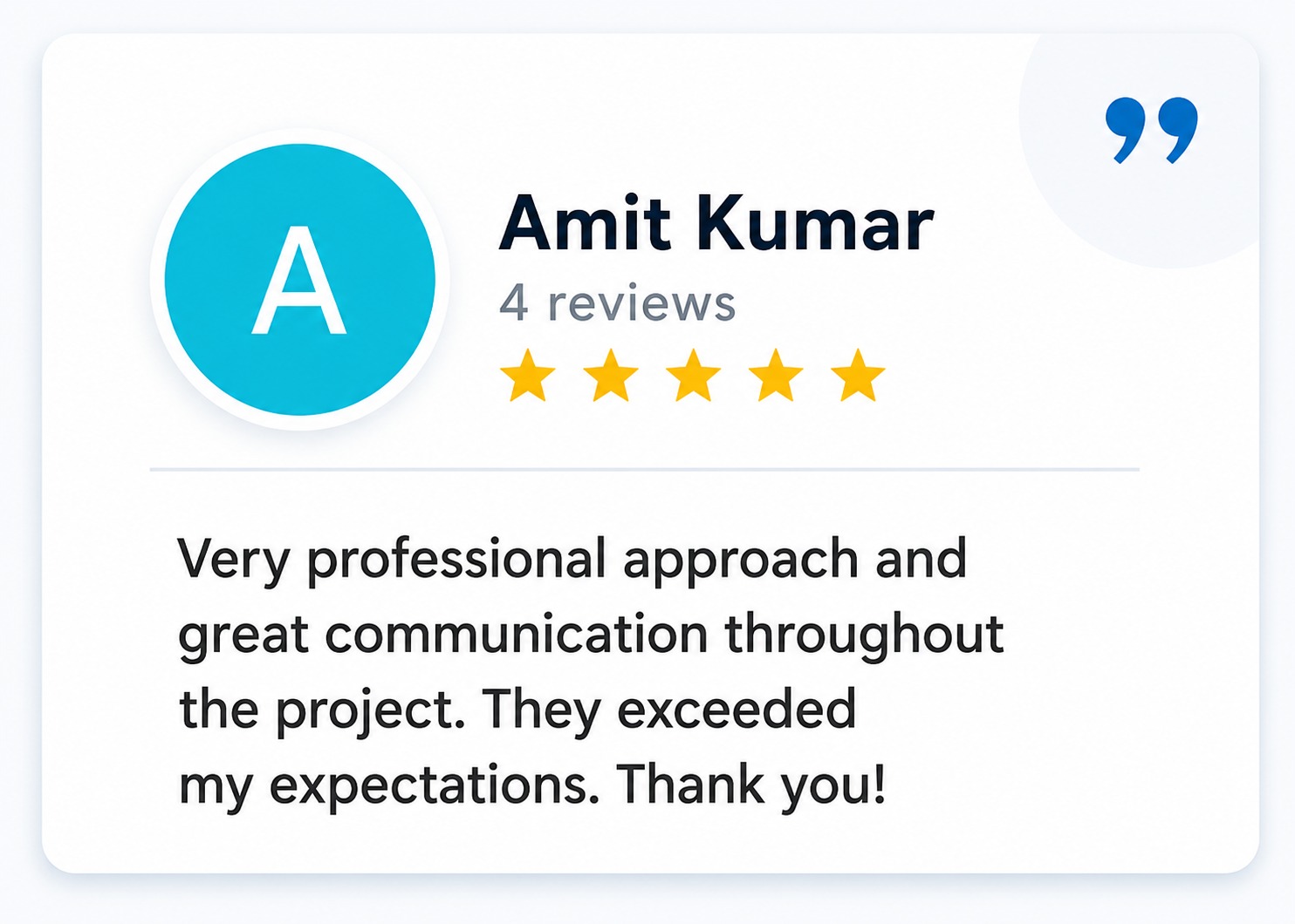 Client Testimonial 4