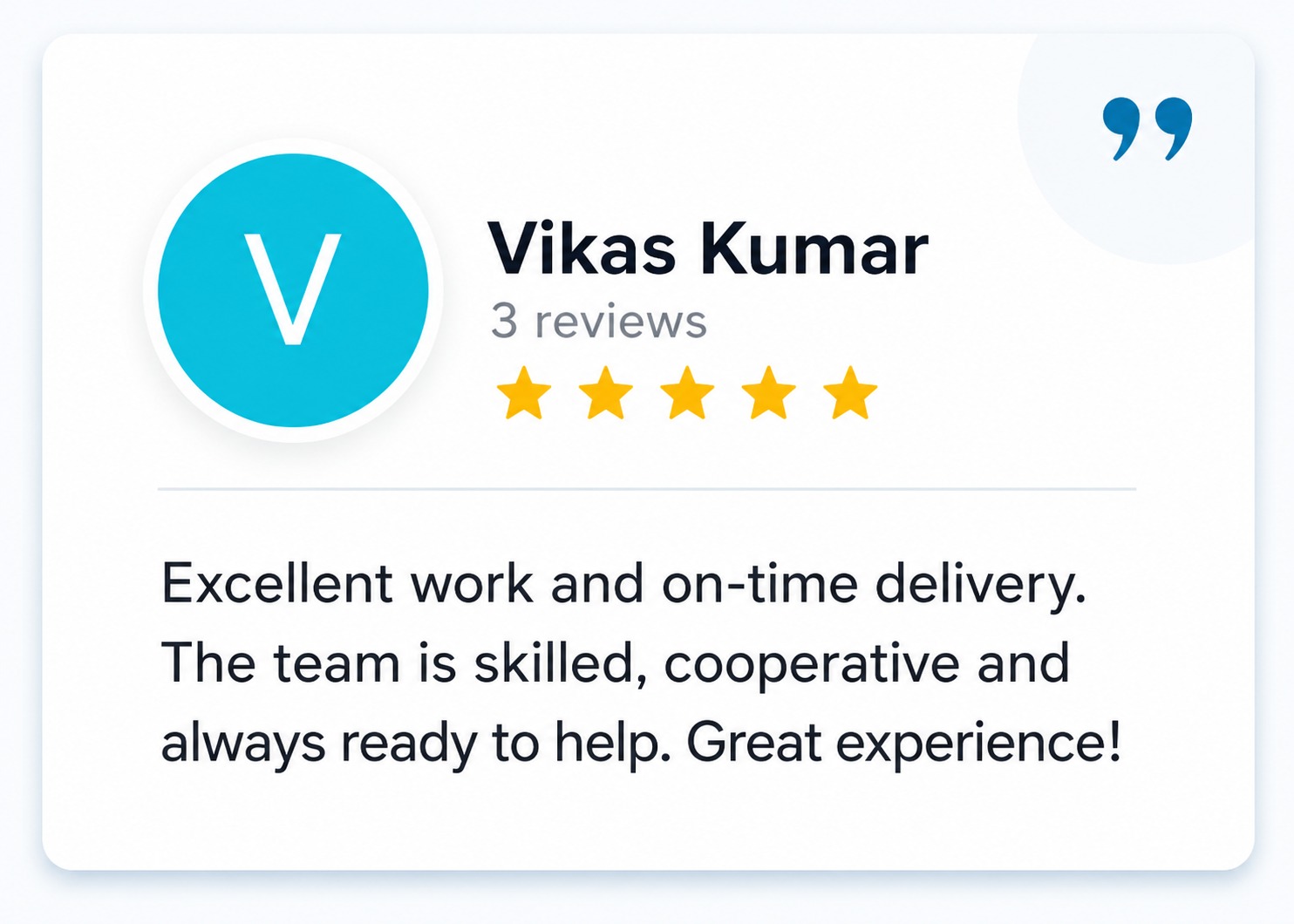 Client Testimonial 5